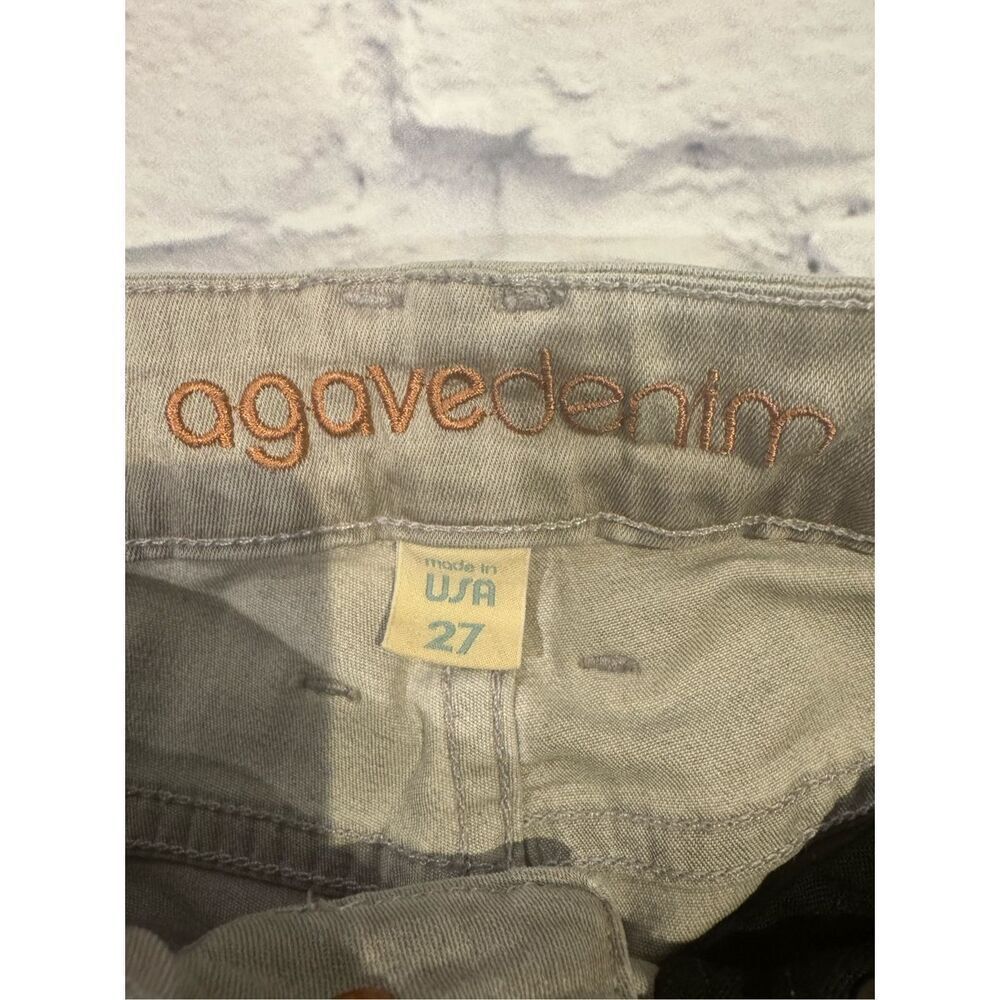 Agave Denim Straight Leg Jeans in Lightwash Gray Waist Size 27 - Picture 2 of 6